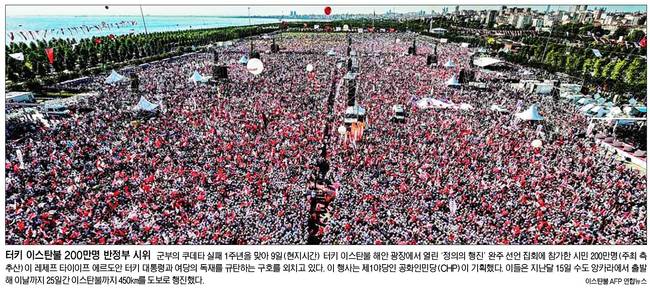 서울신문 11일자 1면 사진.