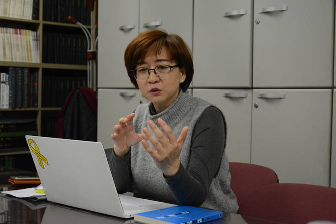 김언경 민주언론시민연합 사무처장. 