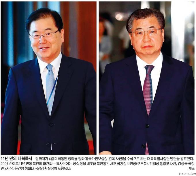 세계일보 5일자 1면 사진 캡처. 