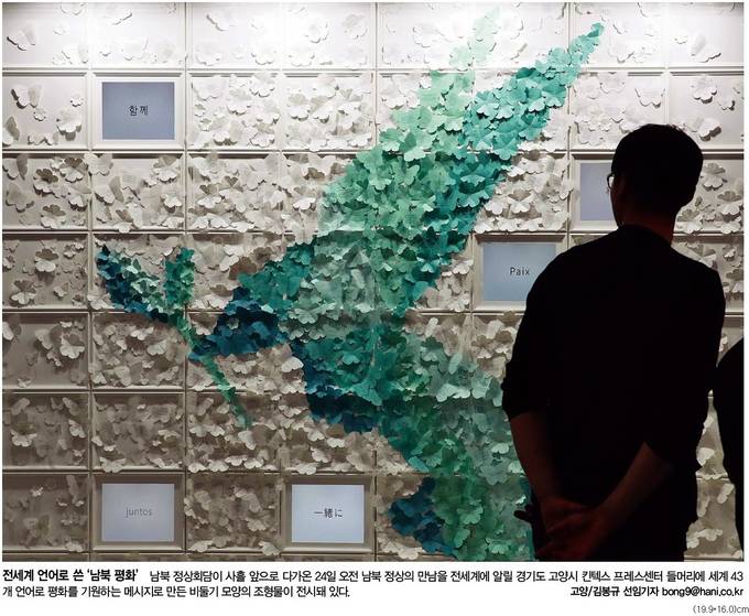 한겨레신문 25일자 1면 사진 캡처. 