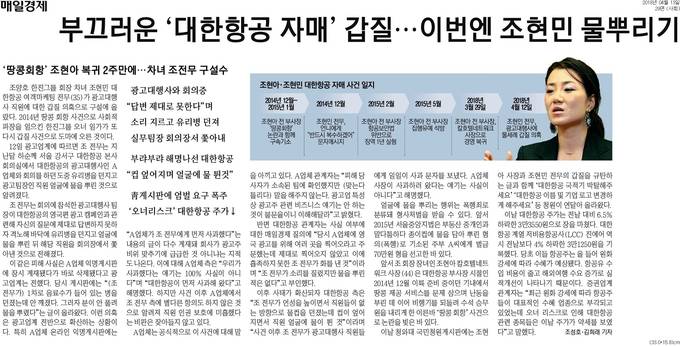 매일경제 신문 4월 13일자 29면 기사 