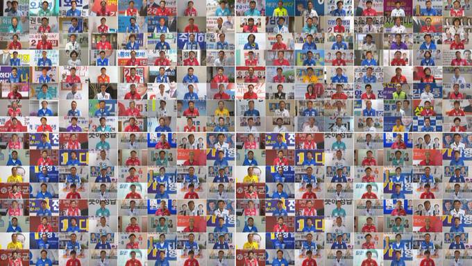 MBC강원영동이 기획한 '지방선거 후보 릴레이 인터뷰'에 등장한 후보자들. 취재팀은 강원도 영동지역 기초의회에 출마한 후보자 168명의 직접 만나 3~4분 내외의 인터뷰 영상 168편을 제작해 홈페이지, 유튜브에 업로드했다. (MBC강원영동 취재팀 제공) 