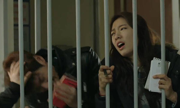 수습기자들이 경찰서에서 겪는 '좌충우돌' 애환을 그려낸 드라마 '피노키오'의 한 장면. /SBS 캡처 