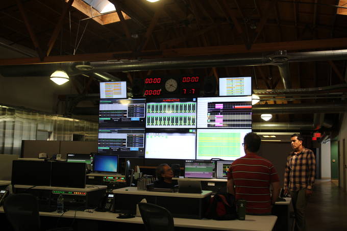 NPR서부본부 뉴스룸 전경. 