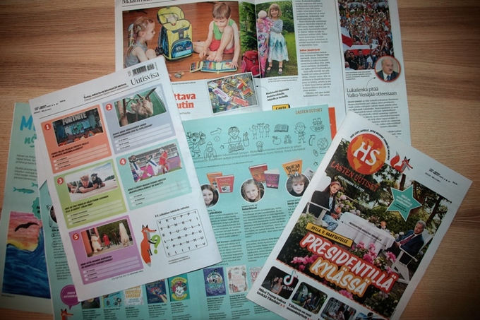 종이신문은 실제 신문 크기와 같은 판형으로 제작했다. 색감이 잘 나타나는 두꺼운 용지에 인쇄해, 일부 그림은 오려서 활용할 수도 있다. 