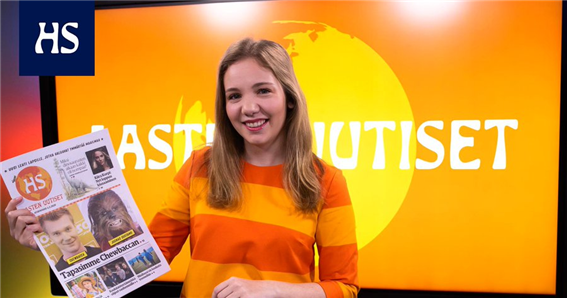 라스뗀 우우띠셋 편집장 판니 프뢰만이 신문을 들고 있다.  