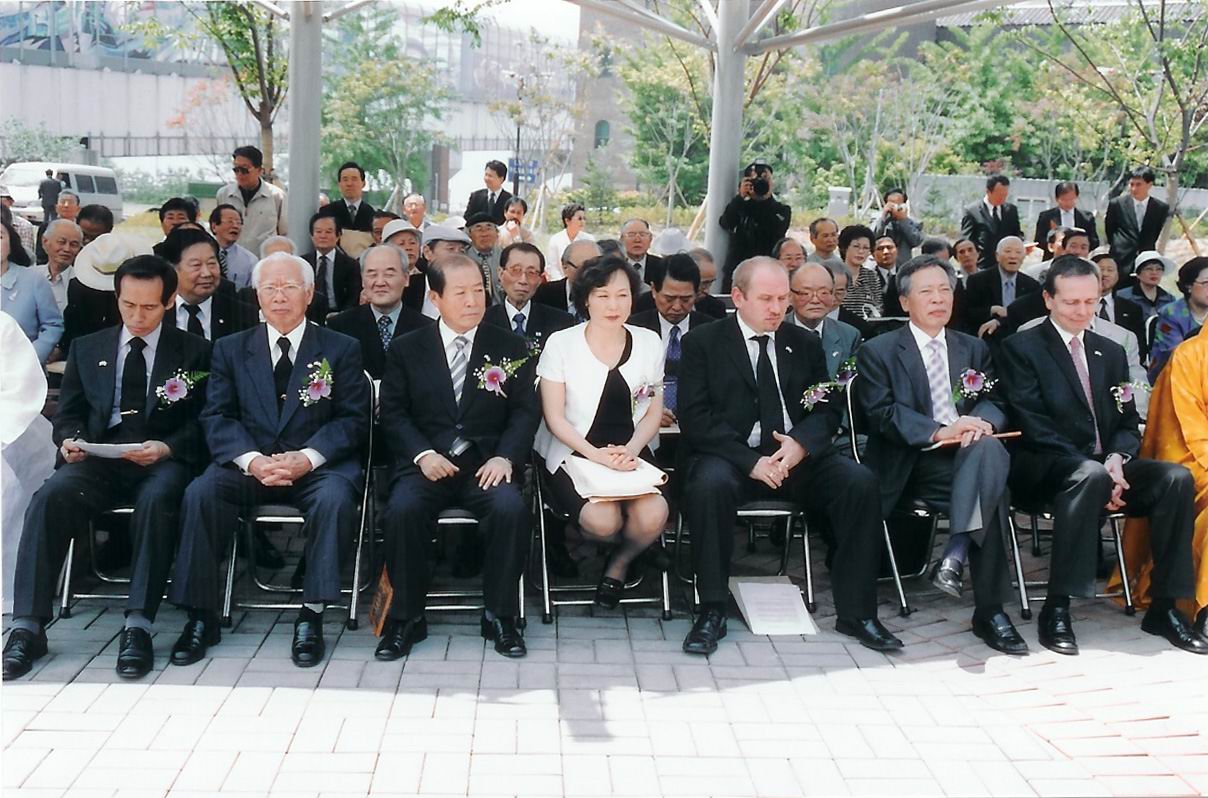 지난달 27일 서울 마포구 성진공원에서 열린 '배설선생 서거 96주년 추모행사'