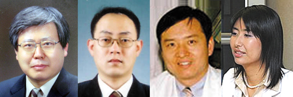 왼쪽부터 박형상 변호사, 박용준 변호사, 윤호주 교수, 한송이 원장.