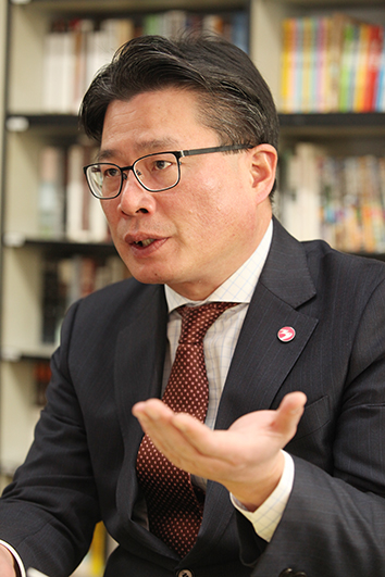 오정훈 신임 언론노조 위원장. /언론노조 제공 